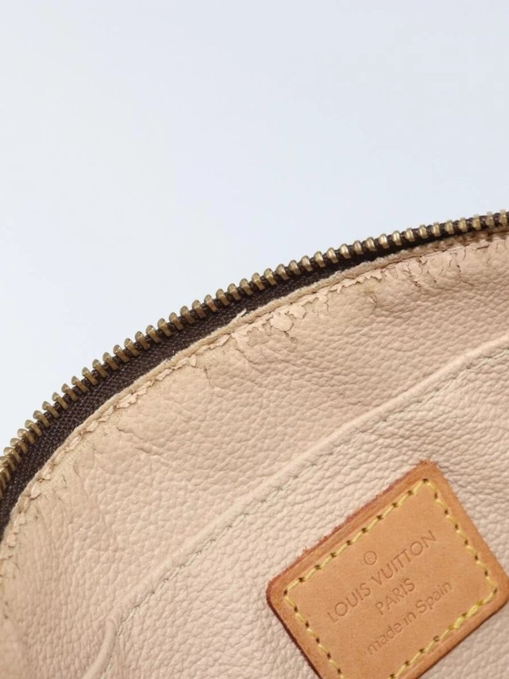 LOUIS VUITTON Monogram Pochette Cosmetic PM Pouch M43998 LV Auth BA9147 - Picture 12 of 16